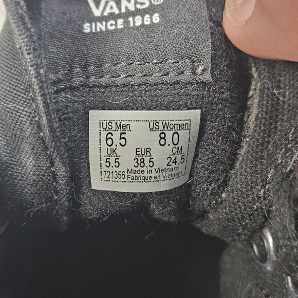 Vans Sk8-Hi Black Platform Size W-8 M-6.5 Awaken Desire Glow In The Dark - Picture 7 of 7